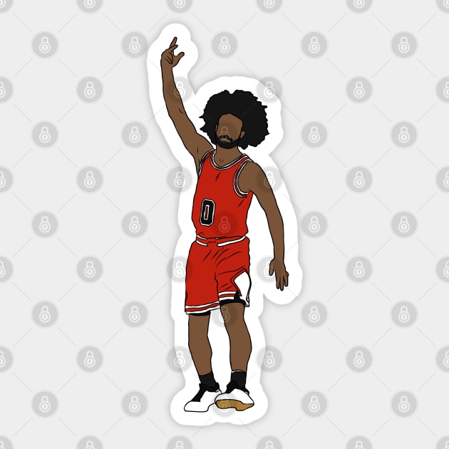 Coby White Celebration Sticker by rattraptees